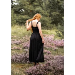 Mittelalter Miederkleid Jasmin schwarz