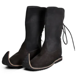 Mittelalter Schnabelstiefel schwarz
