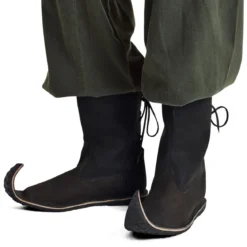 Mittelalter Schnabelstiefel schwarz