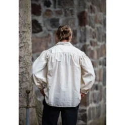 Mittelalter Schnürhemd Artur beige