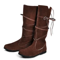 Mittelalter Schnürstiefel braun