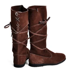 Mittelalter Schnürstiefel braun