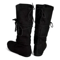 Mittelalter Schnürstiefel schwarz