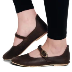 Mittelalter Schuhe Cecilie Damen braun