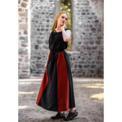Mittelalter Sommerbluse Adele ärmellos schwarz