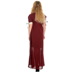 Mittelalter Sommer Kleid Kinder rot beige