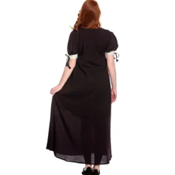 Mittelalter Sommer Kleid Lysa braun-beige