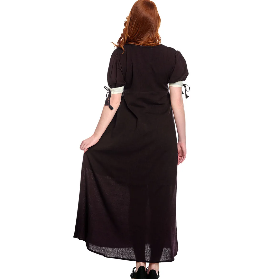 Mittelalter Sommer Kleid Lysa braun-beige