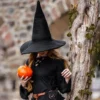 Mittelalter Spitzhut Agata schwarz