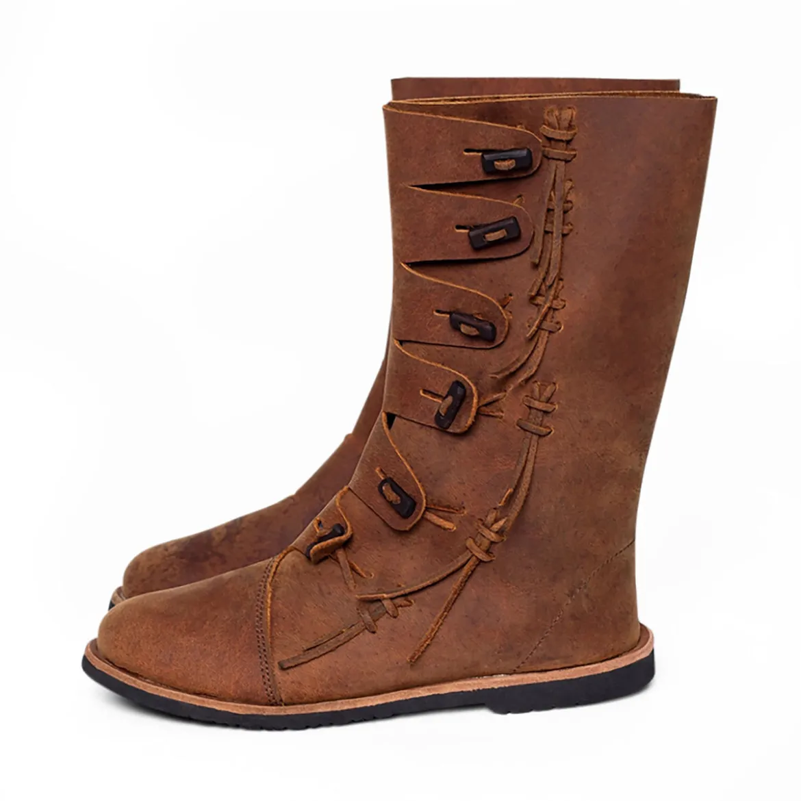 Mittelalter Stiefel Odin braun