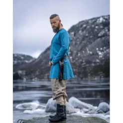 Mittelalter Tunika Ragnar blau