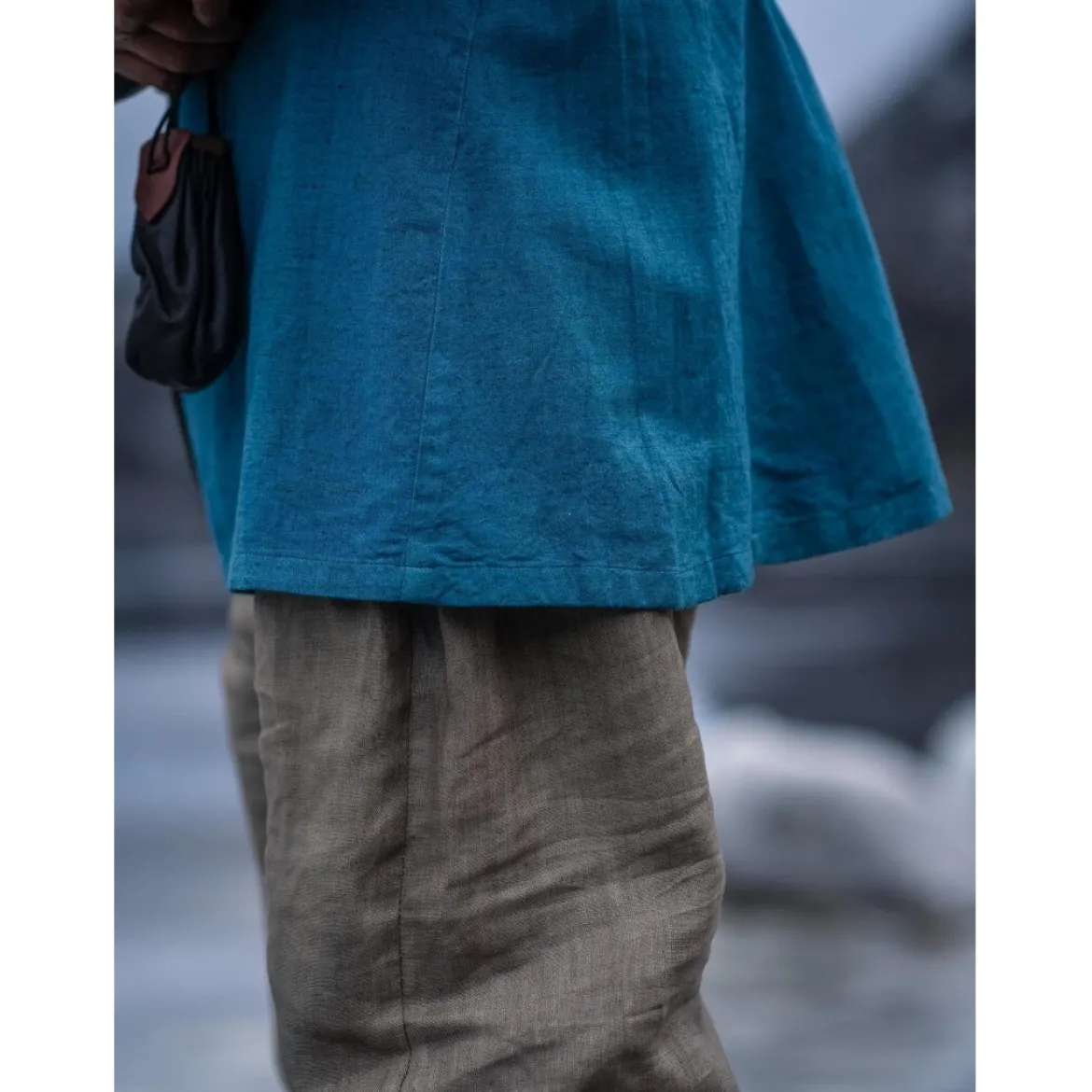 Mittelalter Tunika Ragnar blau