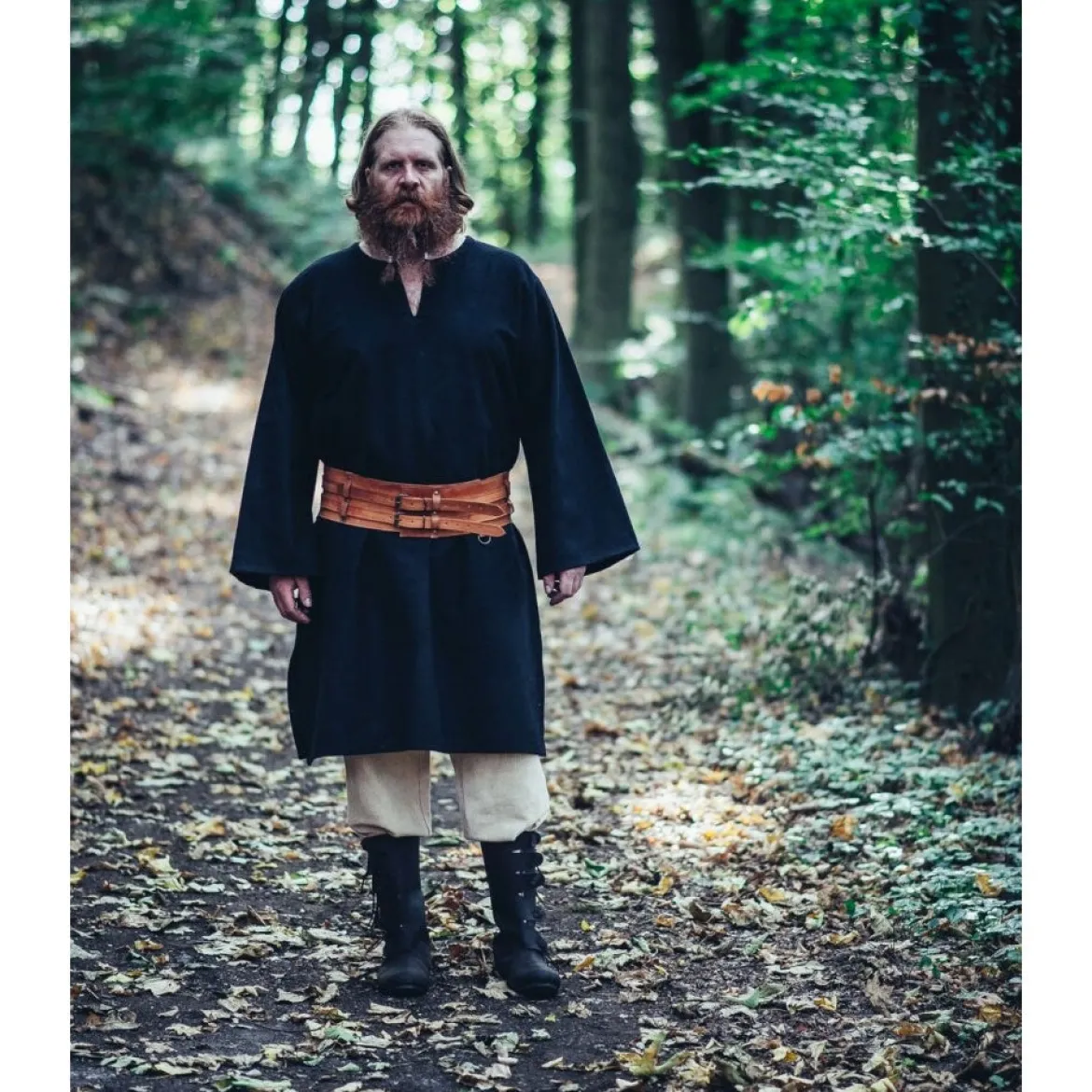 Mittelalter Tunika Thor schwarz