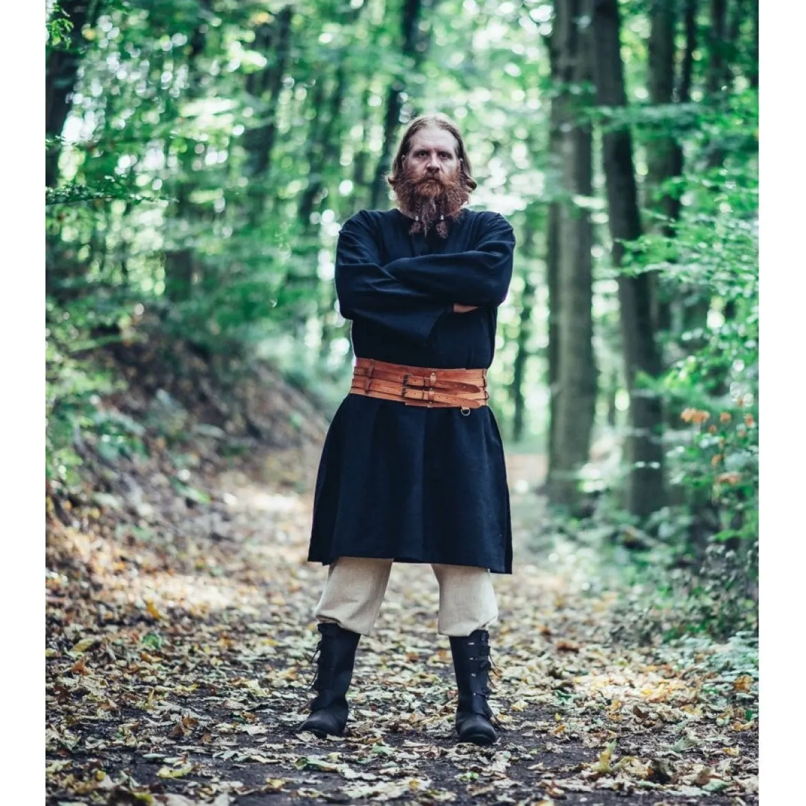 Mittelalter Tunika Thor schwarz