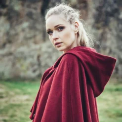 Mittelalter Umhang Elinor rot
