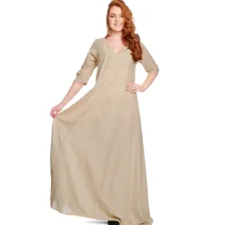Mittelalter Unterkleid Silja beige