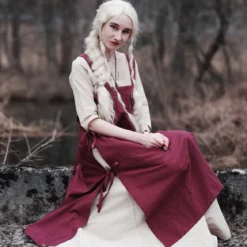 Mittelalter Unterkleid Silja beige