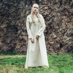 Mittelalter Unterkleid Valdis beige