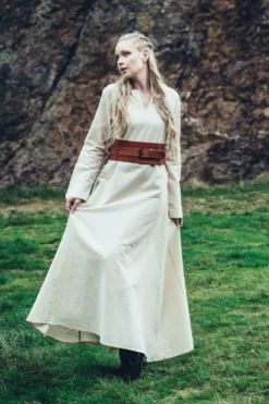 Mittelalter Unterkleid Valdis beige
