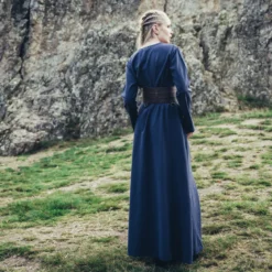 Mittelalter Unterkleid Valdis blau