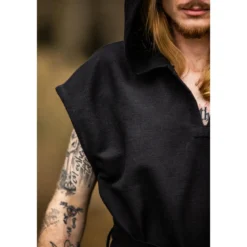 Mittelalter Waldläufer Tunika Aldon schwarz
