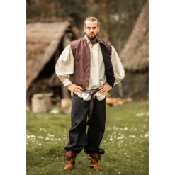 Mittelalter Weste Irvin braun