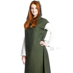 Mittelalter Wickelkleid Gerlin grün