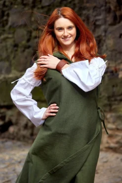 Mittelalter Wickelkleid Gerlin grün