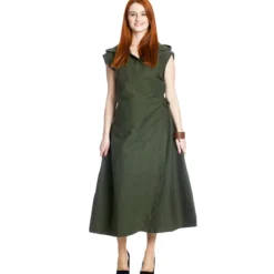 Mittelalter Wickelkleid Gerlin grün