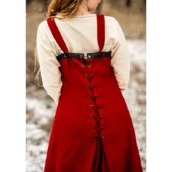 Mittelalter Wikinger Überkleid Alena rot