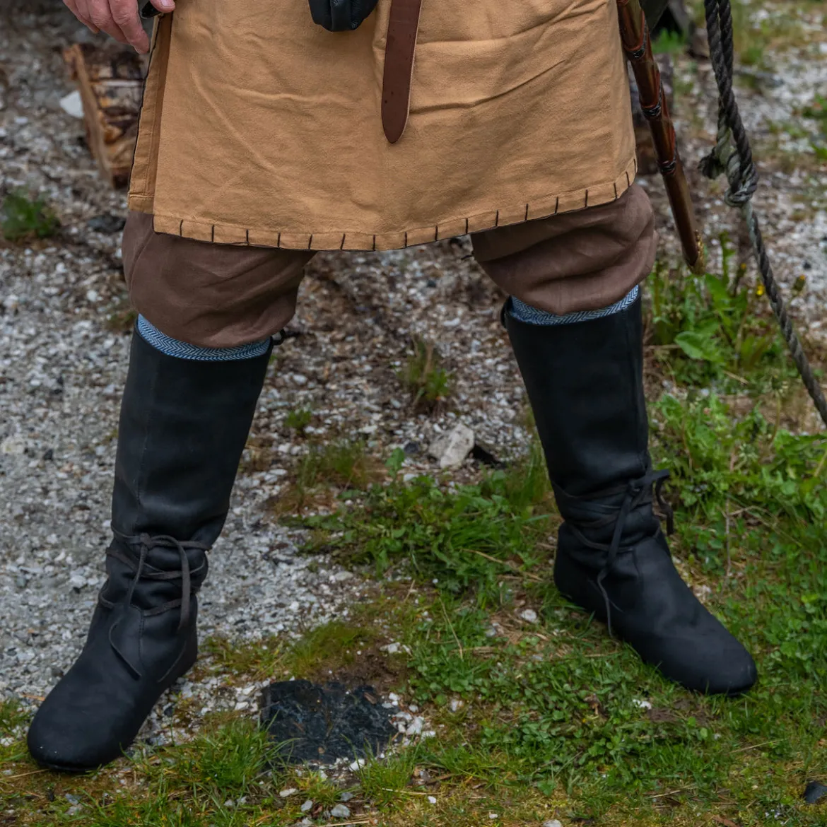 Mittelalter Wikinger Stiefel mit Schnürung
