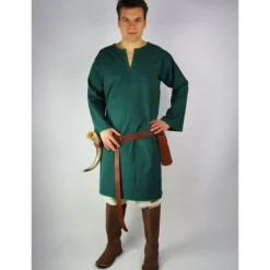 Mittelalter Wikinger Tunika Erwin grün