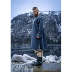 Mittelalter Wikinger Tunika Snorri graublau