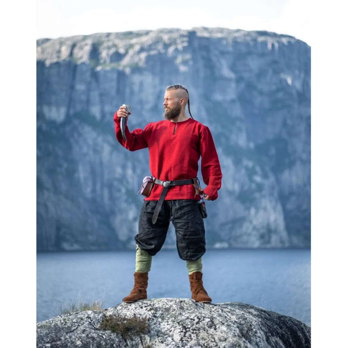 Mittelalter Wikinger Tunika Ivar rot