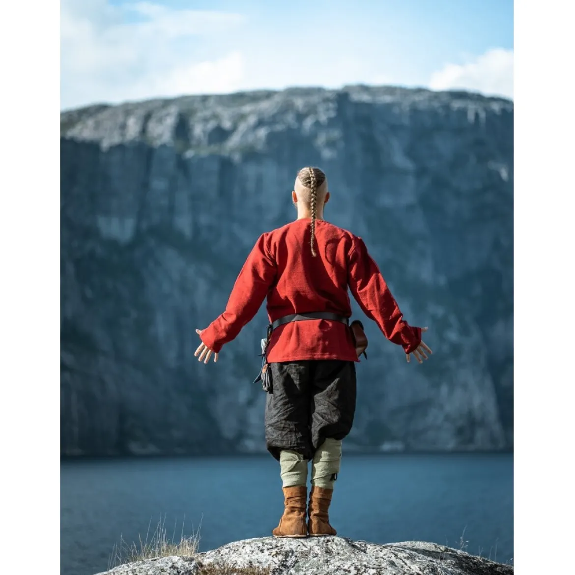 Mittelalter Wikinger Tunika Ivar rot