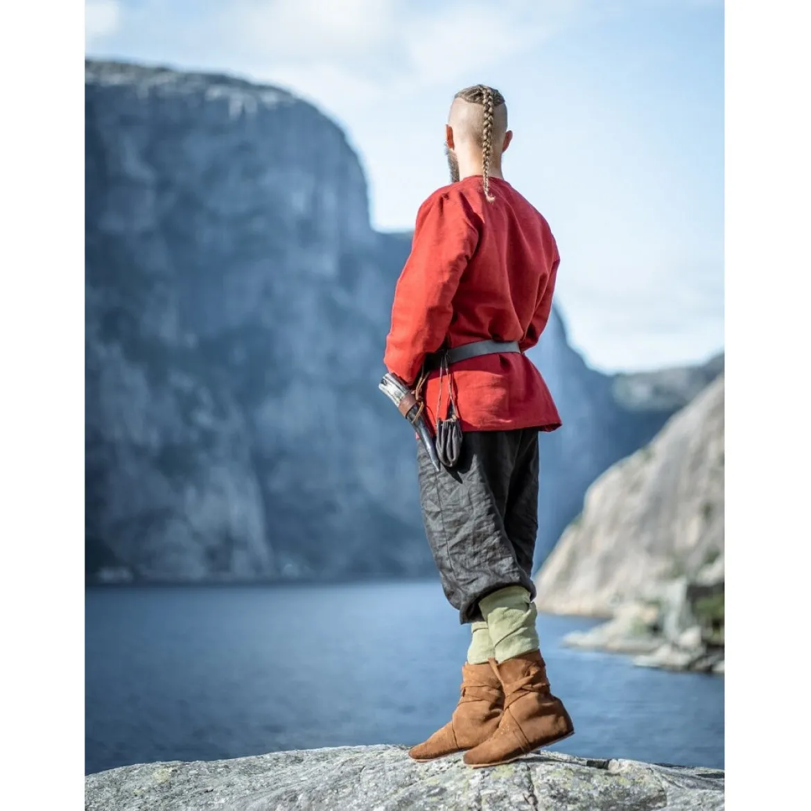 Mittelalter Wikinger Tunika Ivar rot