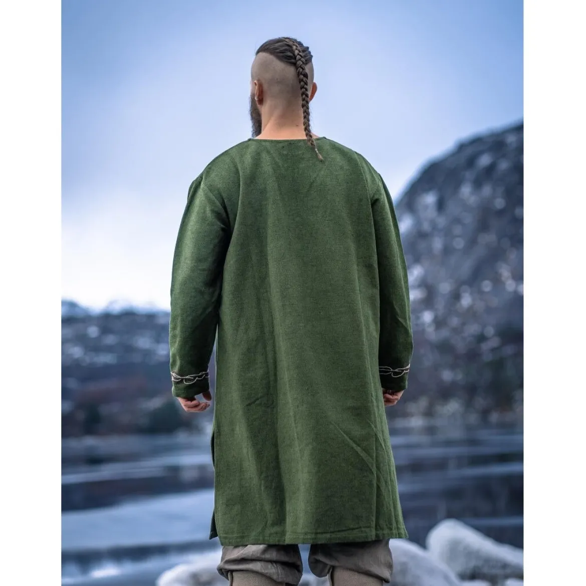 Mittelalter Wikinger Tunika Snorri grün