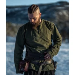 Mittelalter Wikinger Tunika Ivar grün