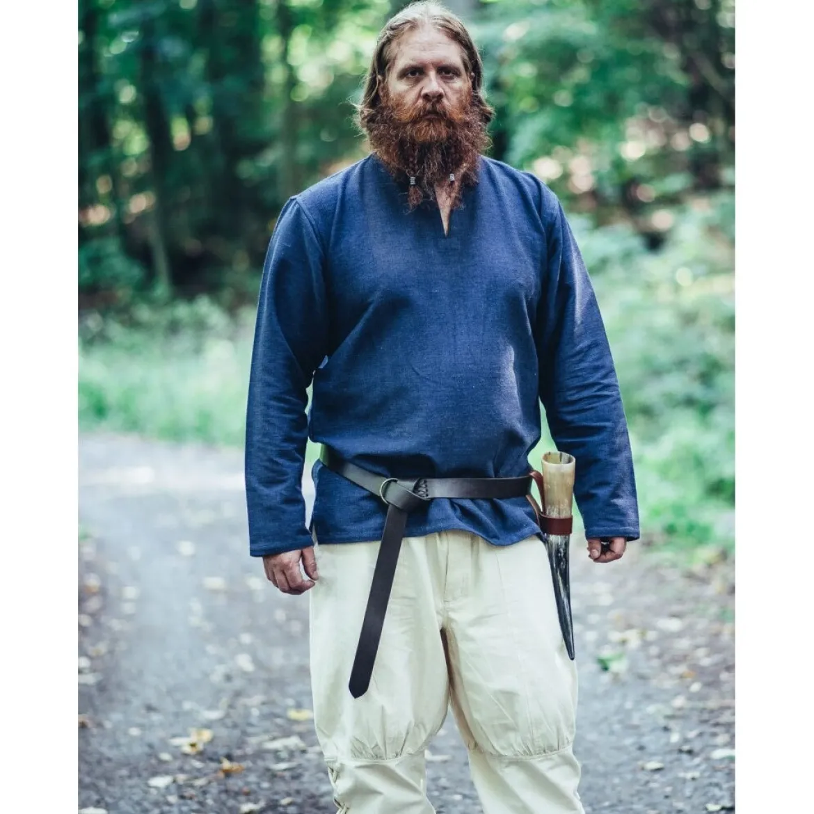 Mittelalter Wikinger Tunika Ivar blau