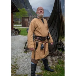 Mittelalter Wikinger Tunika Erwin honigbraun