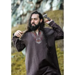 Mittelalter Wikinger Tunika Freki braun