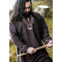 Mittelalter Wikinger Tunika Freki braun