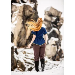 Mittelalter Wikinger Tunika Matilda blau