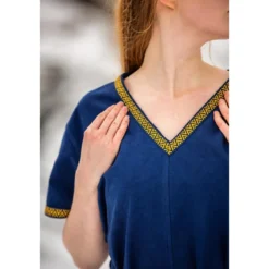 Mittelalter Wikinger Tunika Matilda blau