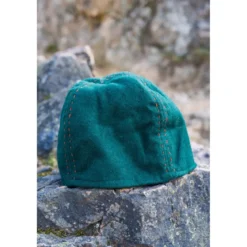 Mittelalter Wikinger Wollkappe Sjard grün