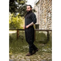 Mittelalter Wollhose Jorgen schwarz