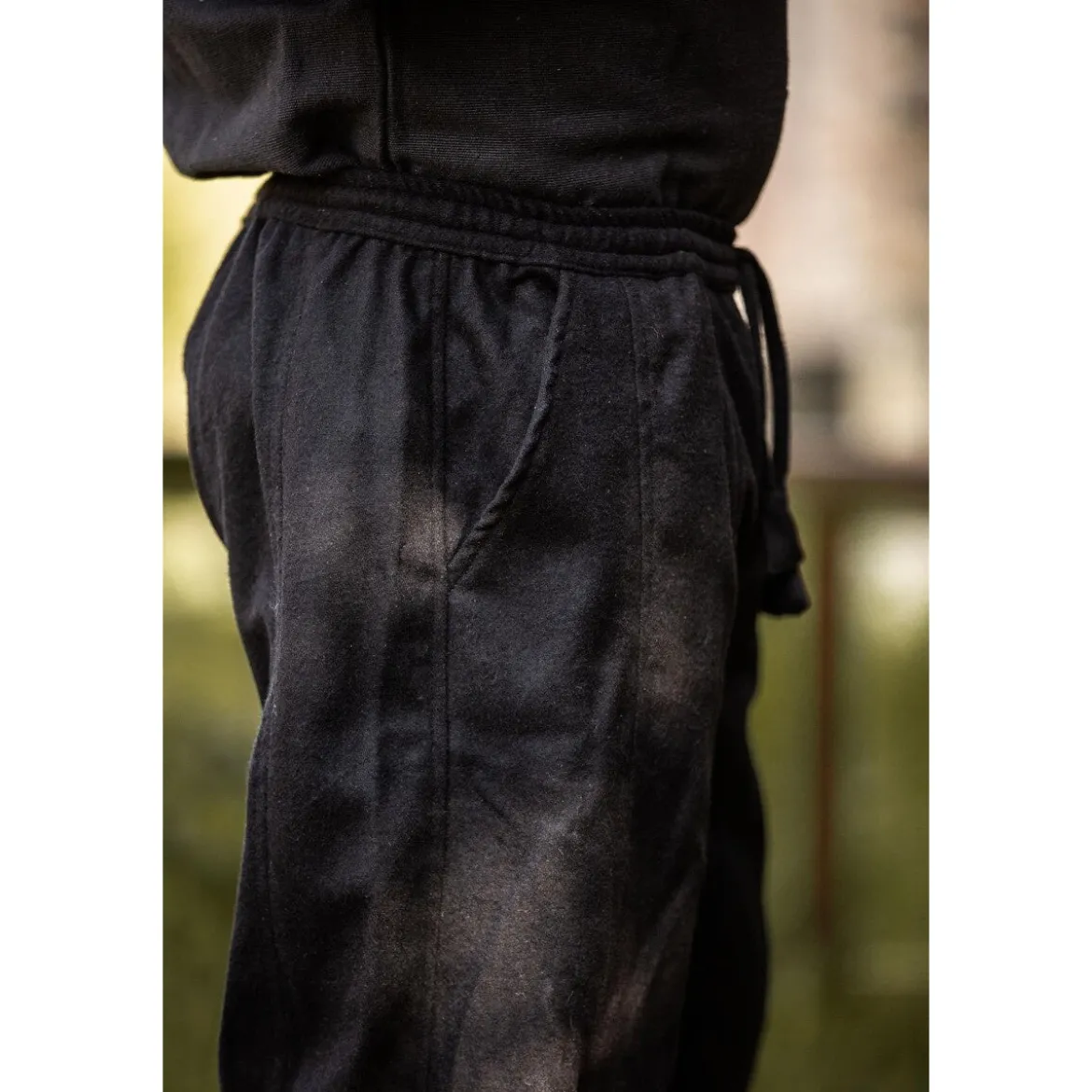 Mittelalter Wollhose Jorgen schwarz