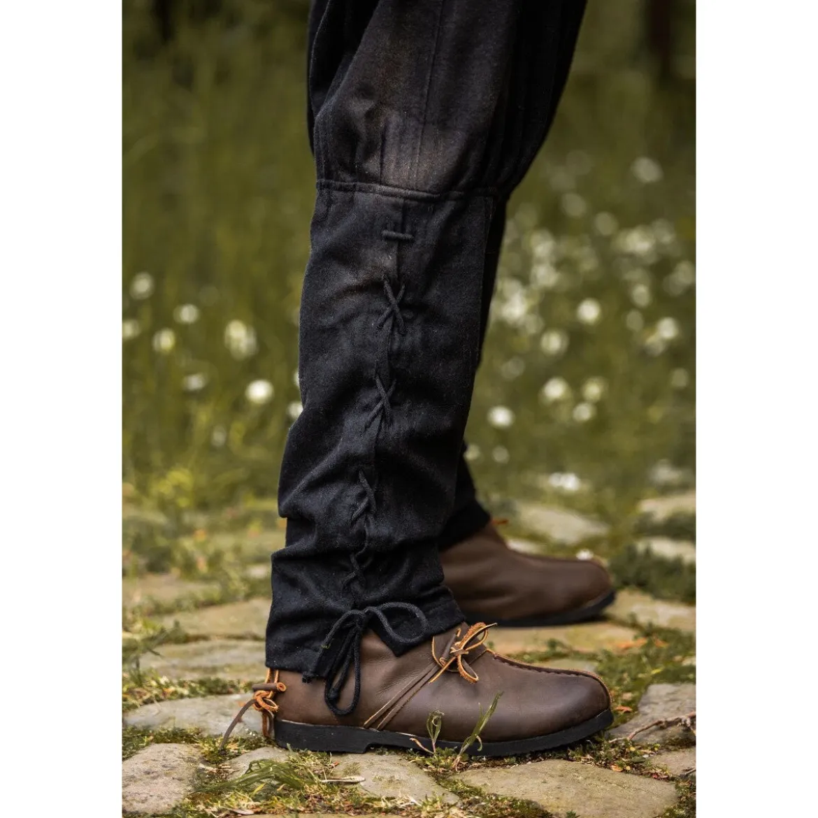 Mittelalter Wollhose Jorgen schwarz