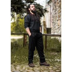 Mittelalter Wollhose Jorgen schwarz