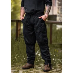Mittelalter Wollhose Jorgen schwarz